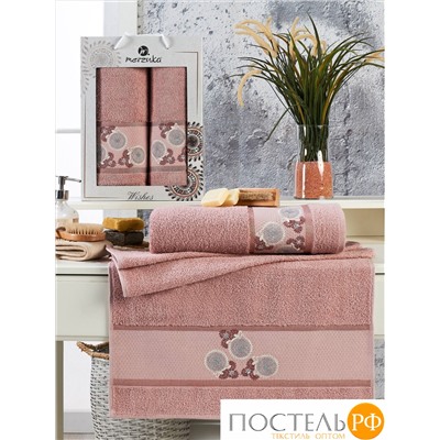 11717 Комп. Пол. MERZUKA махр. в короб. (50x90/1)(70х140/1) 2 шт.WISHES пудра