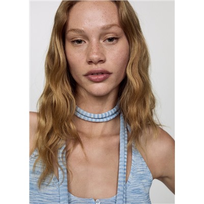 Top halter botones