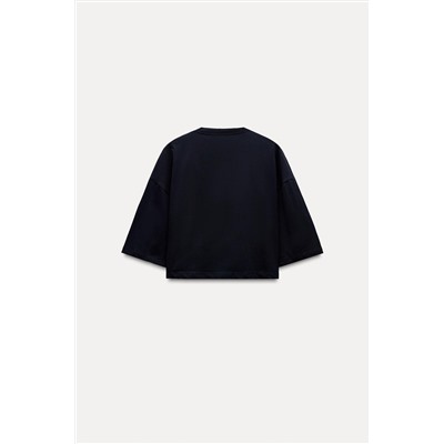 VARSITY CROPPED T-SHIRT