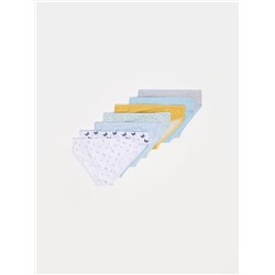 PACK OF 7 PAIRS OF PRINTED CLASSIC BRIEFS.