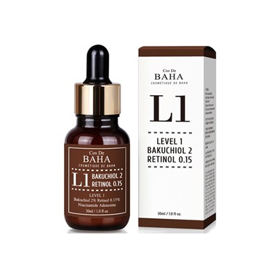 L1 Bakuchiol & Retinol Serum 30ml Омолаживающая сыворотка с бакучиолом и ретинолом