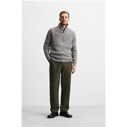 JERSEY CUELLO CREMALLERA TEXTURA