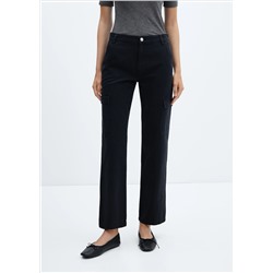 Jeans cargo bolsillos