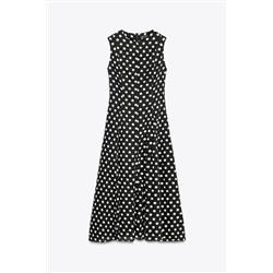 ZW COLLECTION POLKA DOT MIDI DRESS