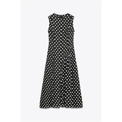 ZW COLLECTION POLKA DOT MIDI DRESS