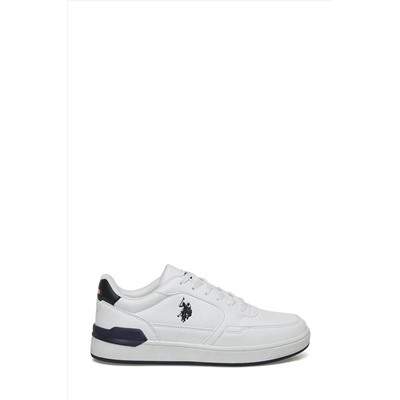 U.S. Polo Assn. PARK PU WMN 3FX Beyaz Kadın Sneaker