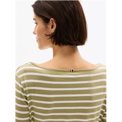 Stripe Boatneck T-Shirt