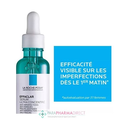 La Roche Posay Effaclar Sérum Ultra Concentré 30ml + Effaclar Eau Micellaire Ultra 50ml OFFERTE