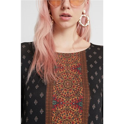 Vestido boho cerrado