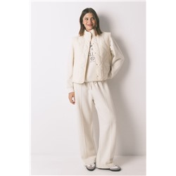Chaleco acolchado blanco
