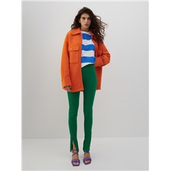 Jerseyleggings aus Rippstrick