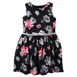 Floral Sateen Dress