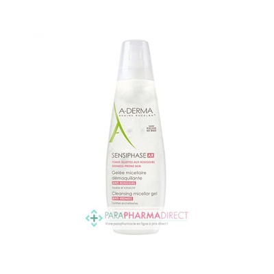 A-Derma Sensiphase AR Gelée Micellaire Démaquillante Anti-Rougeurs 400ml