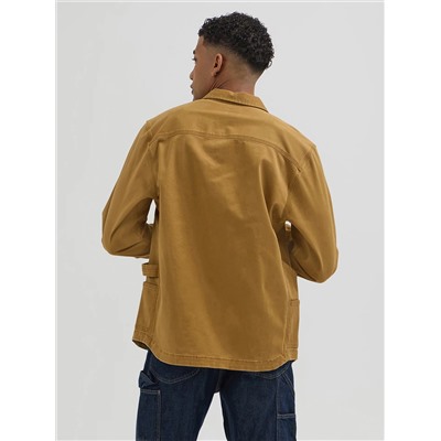 Men's Relaxed Fit Workwear Solid Overshirt