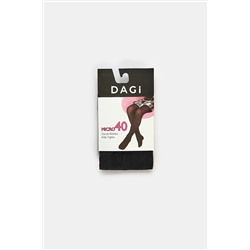 Dagi Siyah Çocuk Micro 40 Külotlu Çorap 21WG55026UK_SY_9_11Y