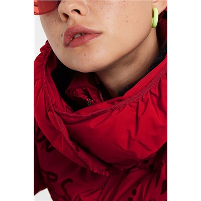 Chaqueta acolchada cuello tortuga