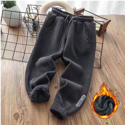 Утепленные брюки для мальчиков на флисе