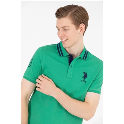 Erkek Yeşil Basic Polo Yaka Tişört