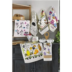 LADYNİL Mutfak Havlusu 30x50 Pamuk 6lı Set 30x506LISET