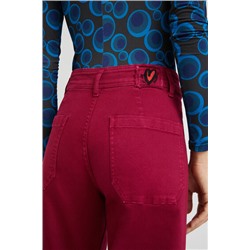 Vaquero culotte cropped