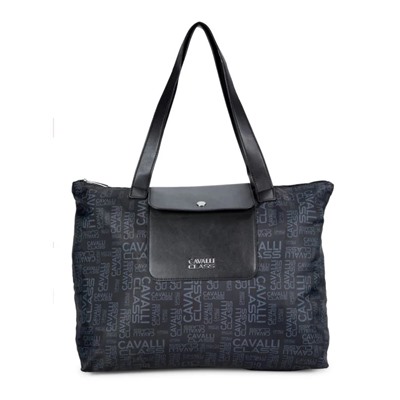 Cavalli Class by Roberto Cavalli Large Monogram Tote