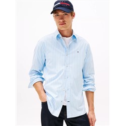 Regular Fit Stripe Print All-Day Shirt