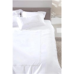 Lilas King Size Nakışlı Saten Nevresim Takımı - Açık Gri