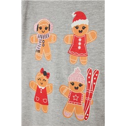 Camiseta Gris claro jaspeado