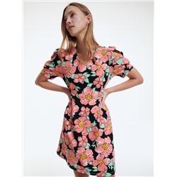 Gemustertes Minikleid