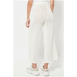 Pantalón 7/8 cintura alta - Blanco