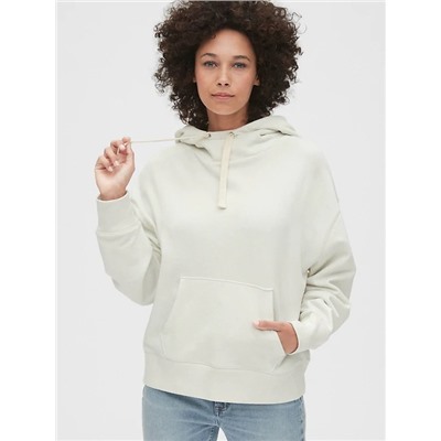 Vintage Soft Funnel-Neck Hoodie