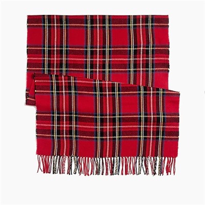 Classic plaid scarf