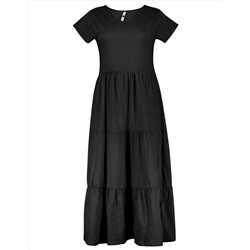 Damen Maxikleid - V-Ausschnitt