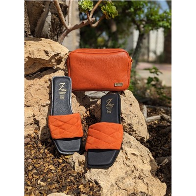 Ab.Zapatos 3420 MANDARINA+Pelle 21-20 (370) naranja АКЦИЯ