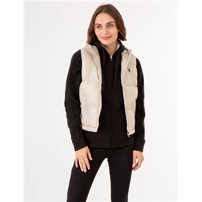 621021-PT00A  HOODED CROPPED VEST