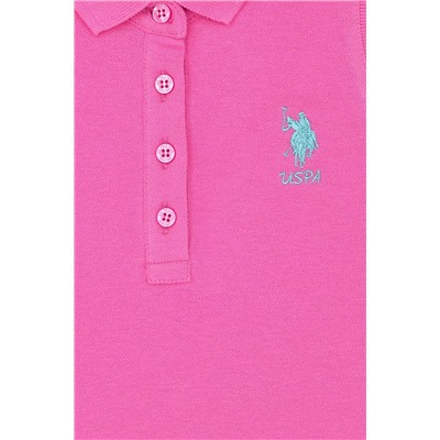 Kız Çocuk Pembe Kolsuz Örme Elbise