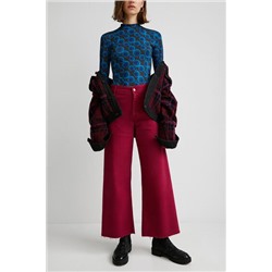 Vaquero culotte cropped