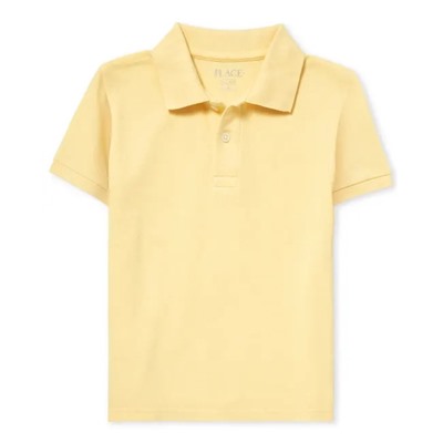 Boys Uniform Pique Polo