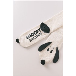 Calcetines largos Snoopy blanco