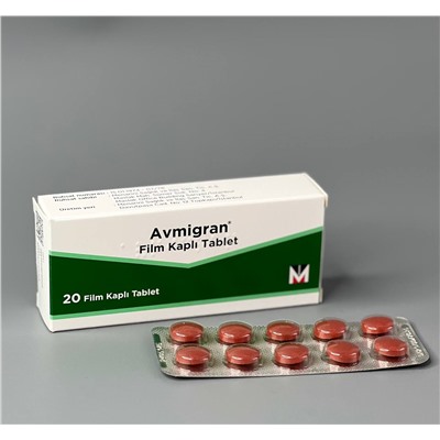 Avmigran 20 таблеток от головных болей и мигрени