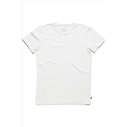 Bad Bear, O-neck T-shirt Off-white Beyaz Basic Erkek Tişört