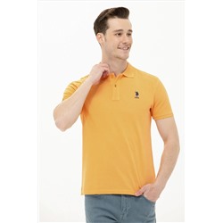 Erkek Turuncu Basic Polo Yaka Tişört