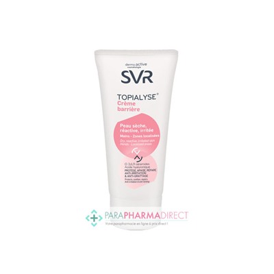 SVR Topialyse Barrière Crème Réparatrice Anti-Irritation Anti-Grattage Mains Corps Visage 50ml