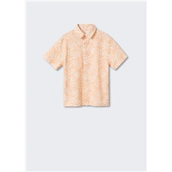 Camisa regular fit estampado hojas -  Niño | MANGO OUTLET España
