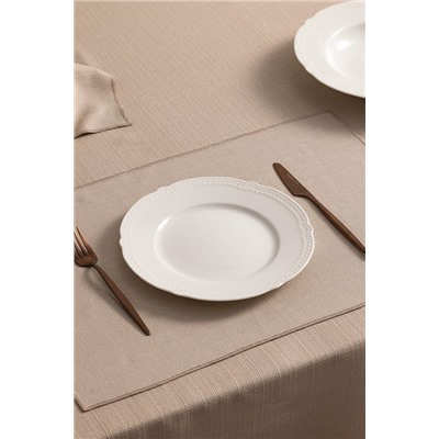 Spring Pasta Tabağı  - 21 cm - Beyaz