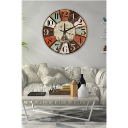 modabilge Retro Tasarımlı Duvar Saati 35x35cm BWDS-0002