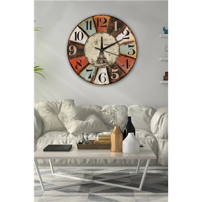 modabilge Retro Tasarımlı Duvar Saati 35x35cm BWDS-0002