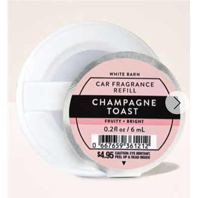 Champagne Toast Car Fragrance Refill