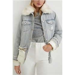 Chaqueta vaquera oversize