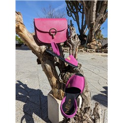 Ab. Zapatos 3106-8 magenta+Pelle Djuli FUXIA